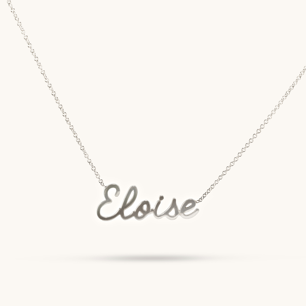 Classic Cursive Name Necklace - Happy Jewelers Fine Jewelry Lifetime Warranty