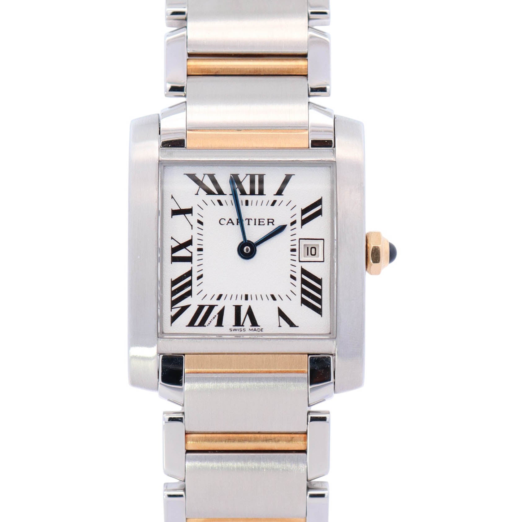 Cartier Tank 25mm White Dial Watch Ref# W51012Q4 - Happy Jewelers Fine Jewelry Lifetime Warranty