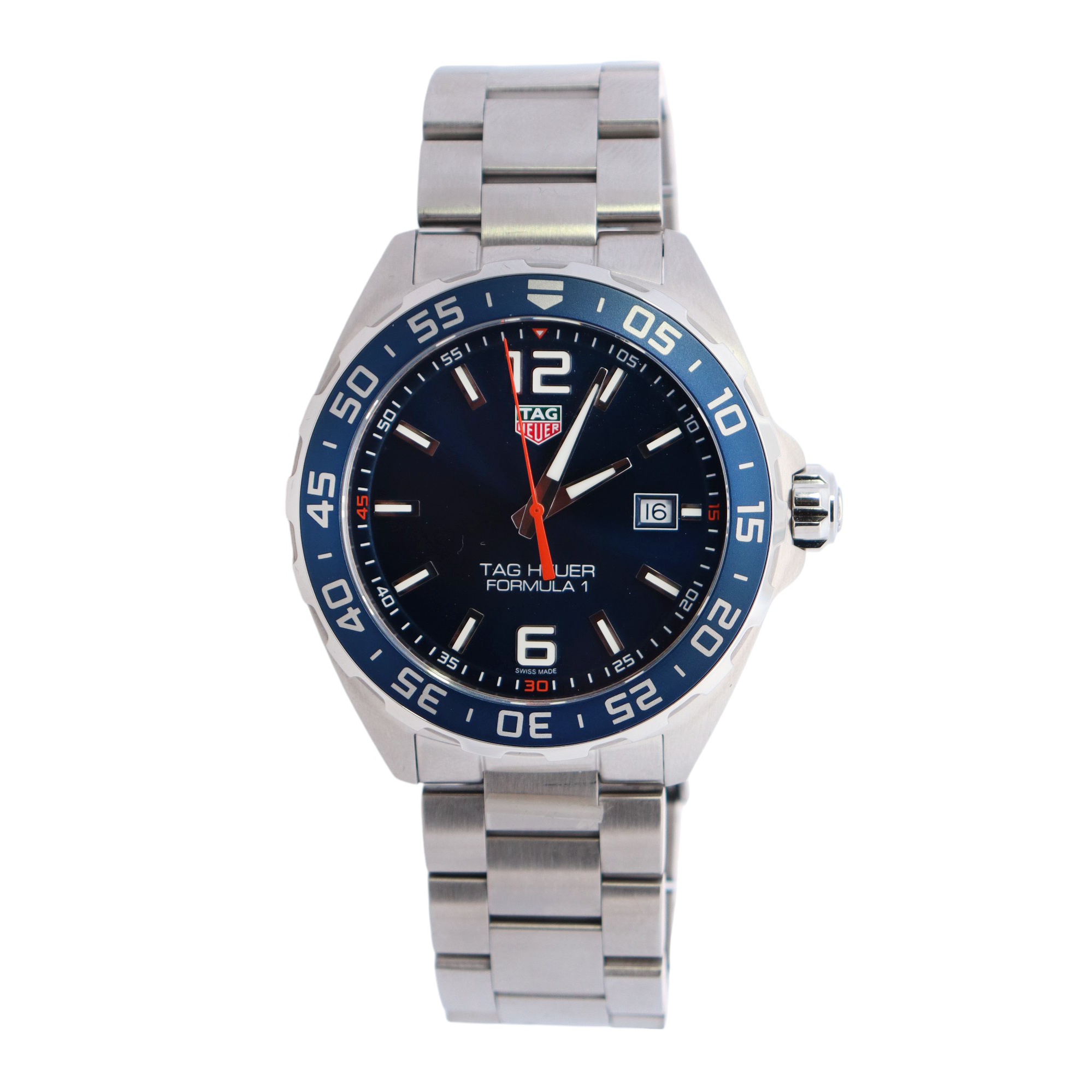 Tag Heuer Formula 1 43mm Blue Dial Watch Ref# WAZ1010 - Happy Jewelers Fine Jewelry Lifetime Warranty