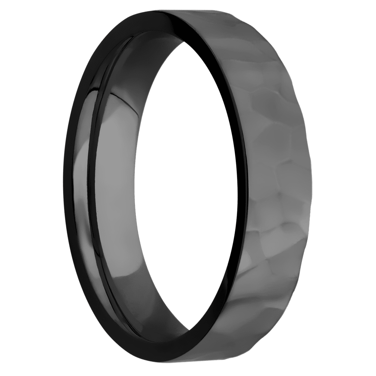 Zirconium + Rockpolish Finish - Happy Jewelers Fine Jewelry Lifetime Warranty