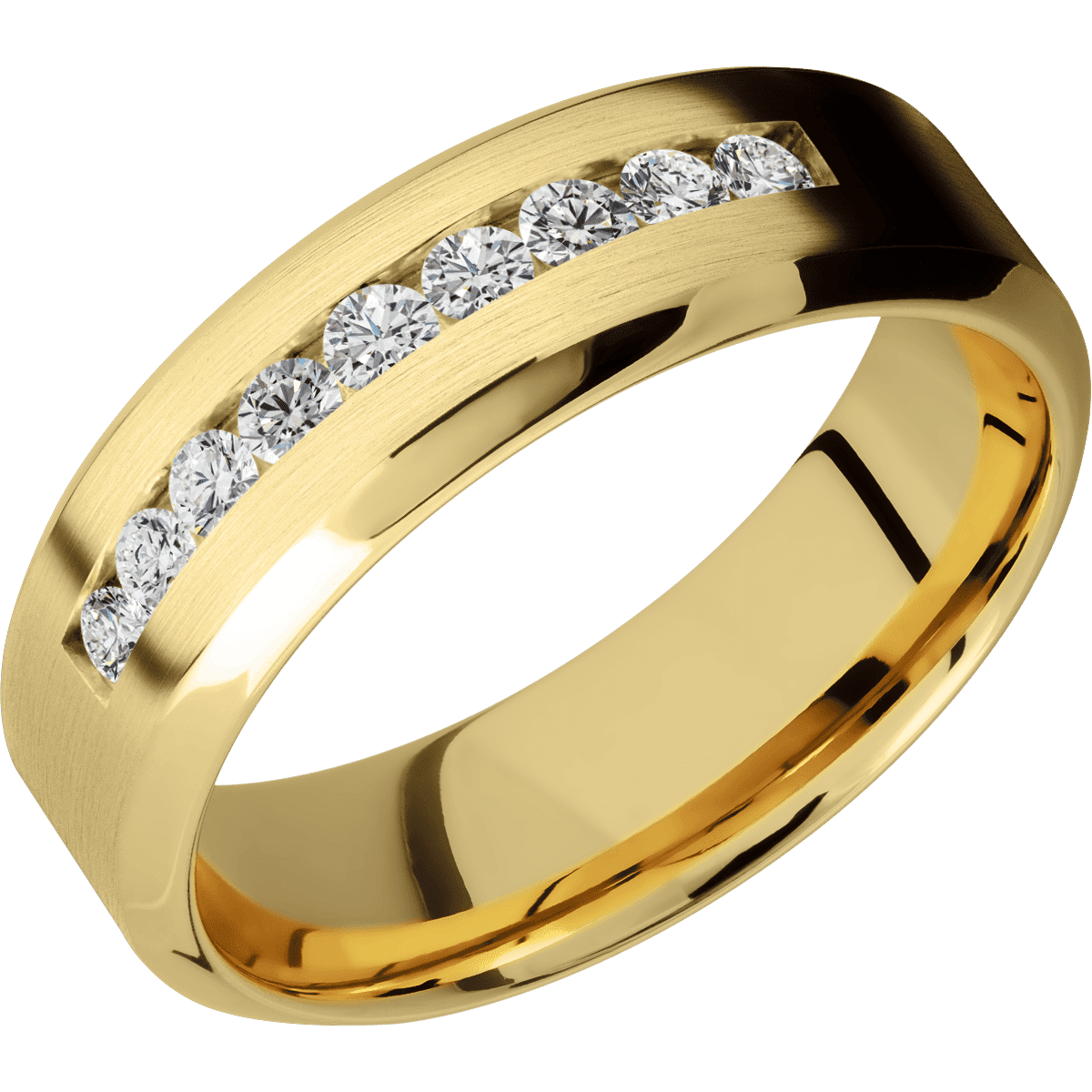 14K Yellow Gold + Satin , Polish Finish - Happy Jewelers Fine Jewelry Lifetime Warranty