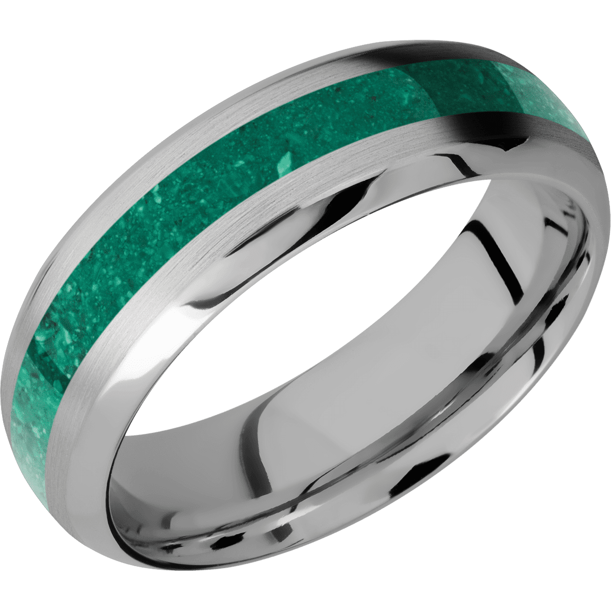 Titanium + Satin , Polish Finish - Happy Jewelers Fine Jewelry Lifetime Warranty