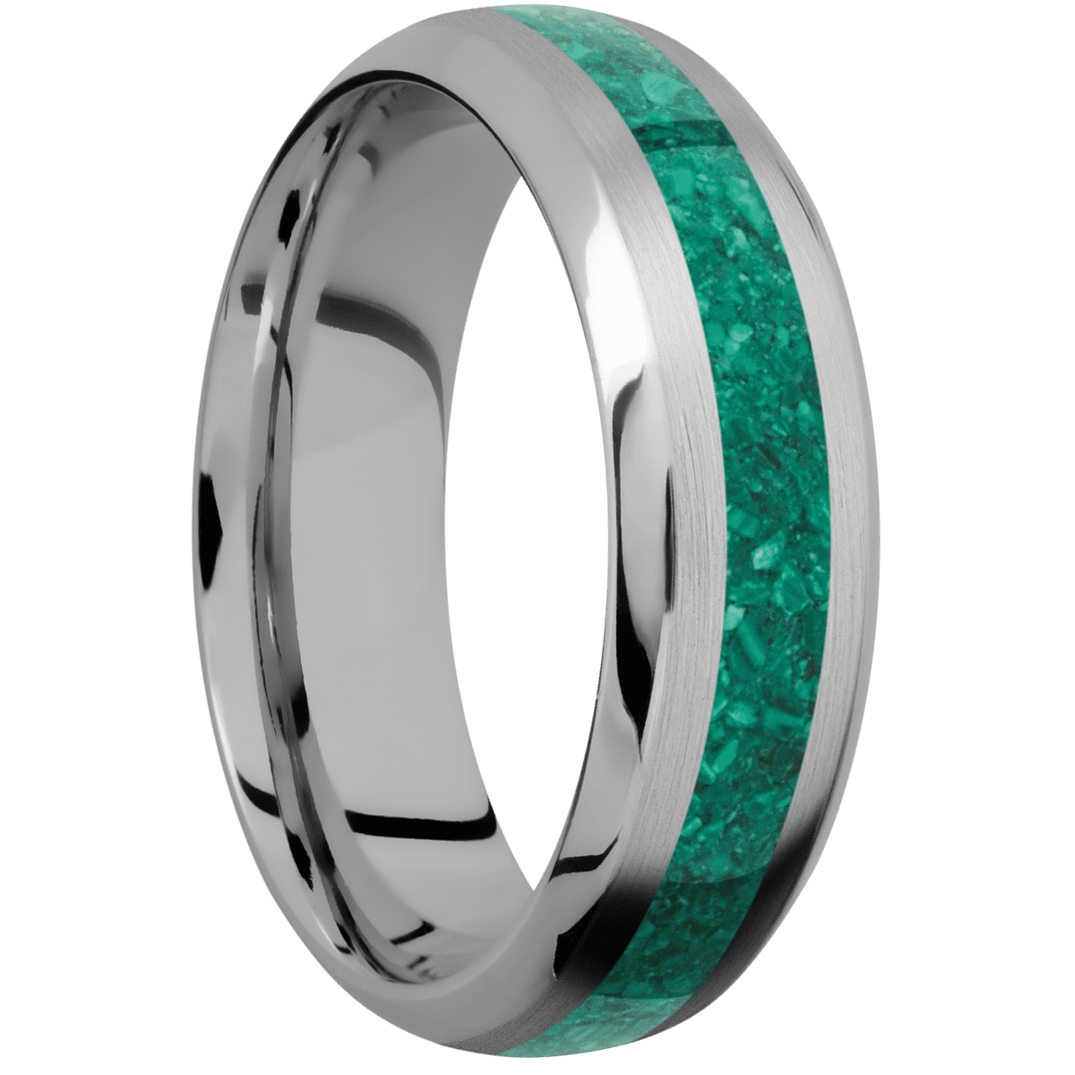 Titanium + Satin , Polish Finish - Happy Jewelers Fine Jewelry Lifetime Warranty