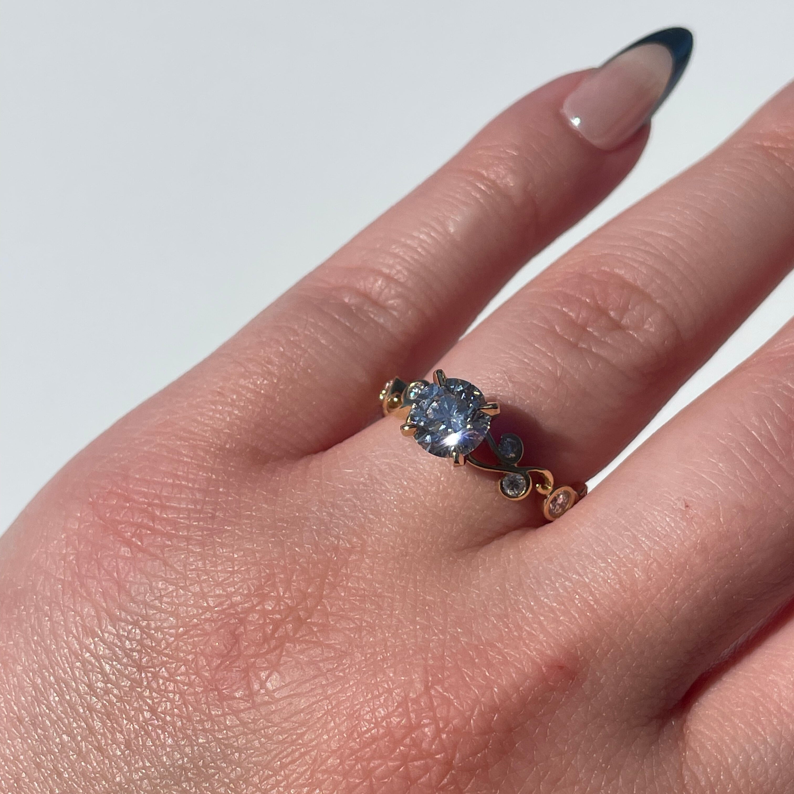 1.17 Round Lab Diamond Engagement Ring - Happy Jewelers Fine Jewelry Lifetime Warranty