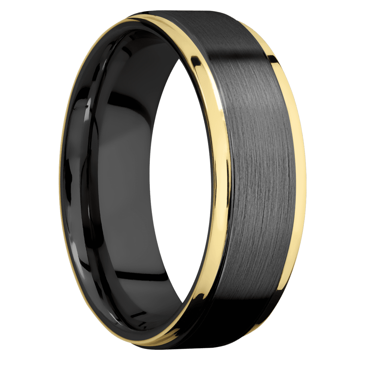 Zirconium + Satin , Polish Finish - Happy Jewelers Fine Jewelry Lifetime Warranty