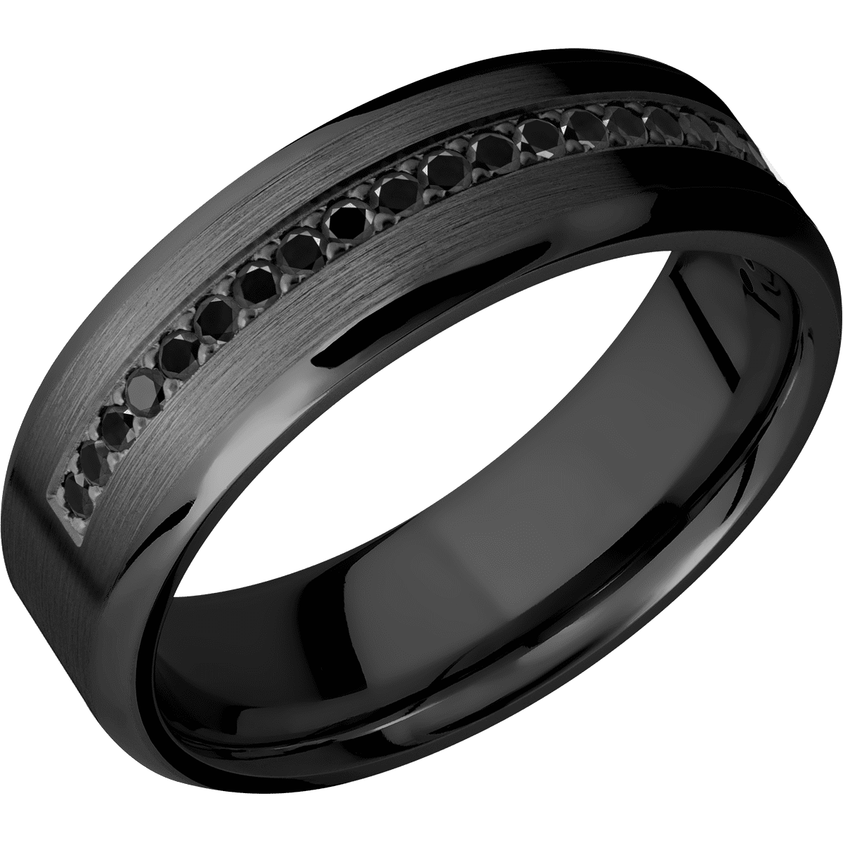 Zirconium + Satin , Polish Finish - Happy Jewelers Fine Jewelry Lifetime Warranty