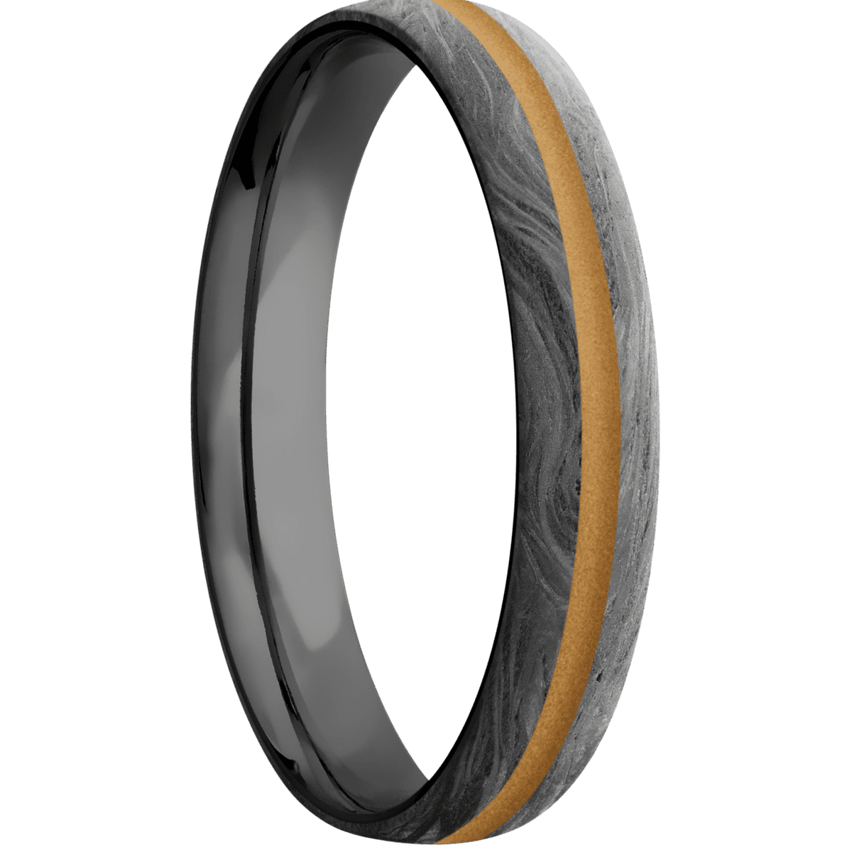 Forged Carbon Fiber + None Finish + Zirconium - Happy Jewelers Fine Jewelry Lifetime Warranty