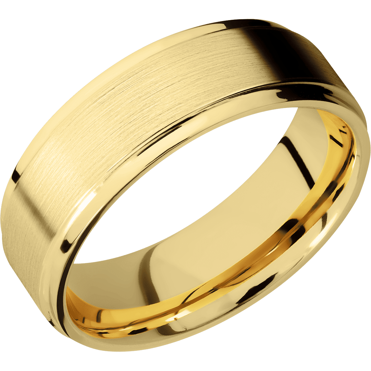 10K Yellow Gold + Satin , Polish Finish - Happy Jewelers Fine Jewelry Lifetime Warranty