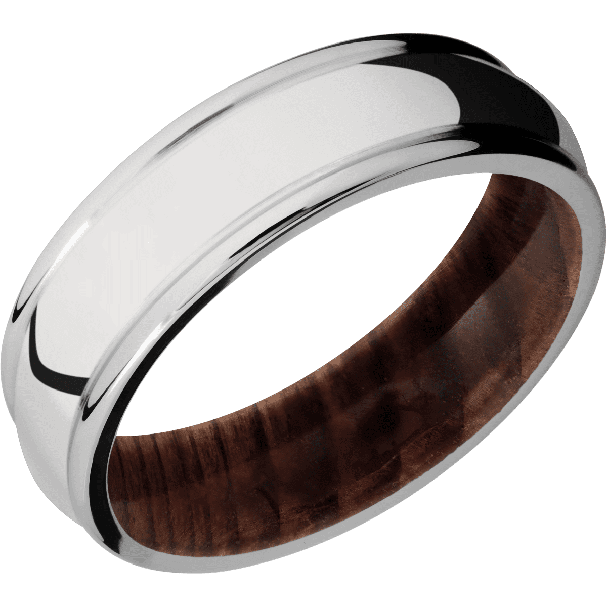Titanium + Polish , Polish Finish + Sequoia - Happy Jewelers Fine Jewelry Lifetime Warranty