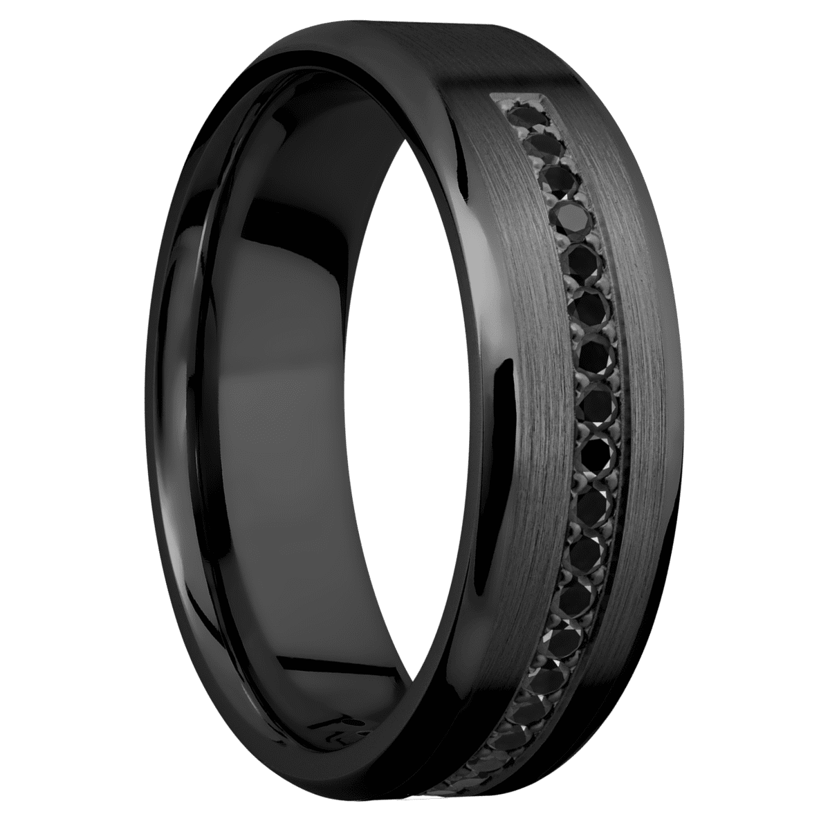 Zirconium + Satin , Polish Finish - Happy Jewelers Fine Jewelry Lifetime Warranty