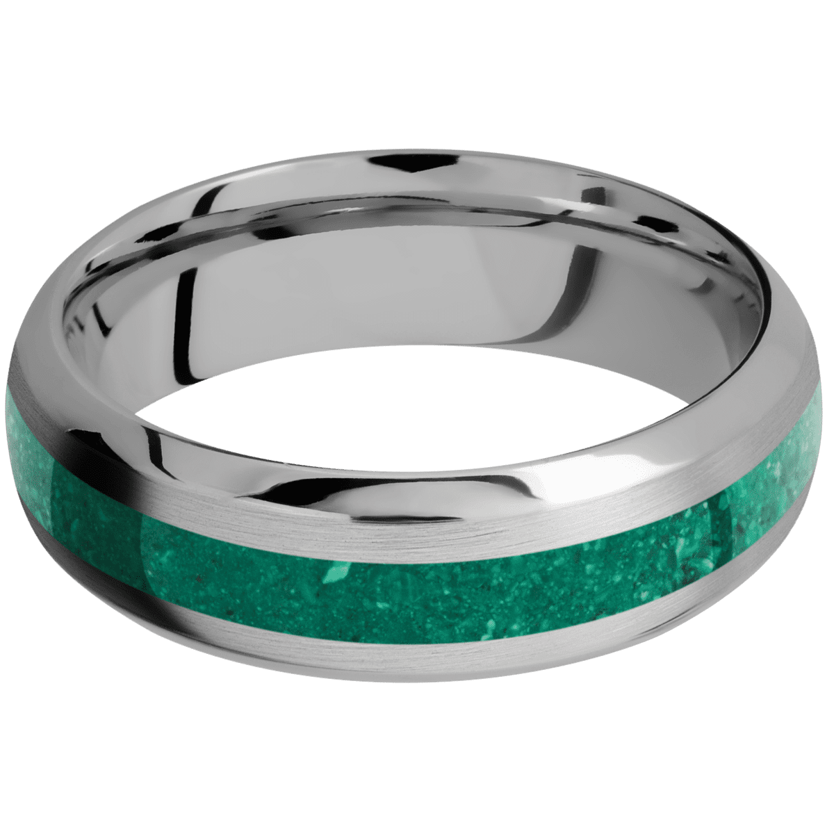 Titanium + Satin , Polish Finish - Happy Jewelers Fine Jewelry Lifetime Warranty