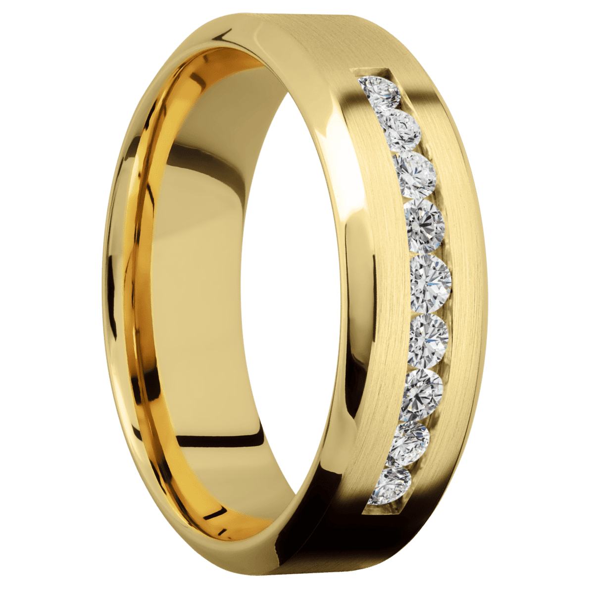 14K Yellow Gold + Satin , Polish Finish - Happy Jewelers Fine Jewelry Lifetime Warranty