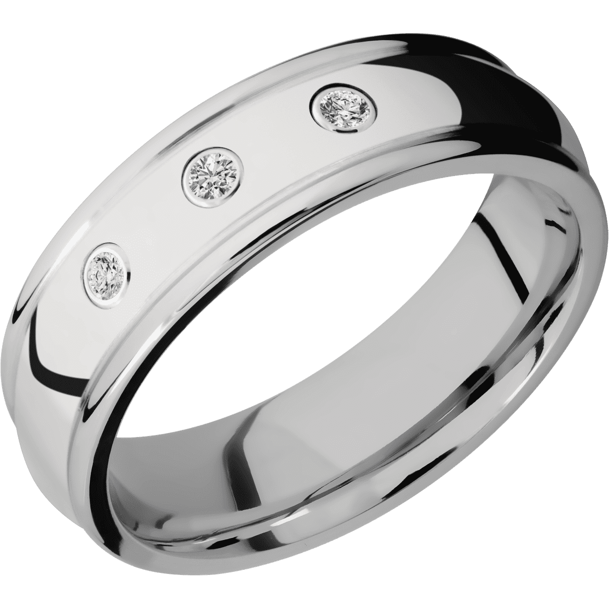 Titanium + Polish , Polish Finish - Happy Jewelers Fine Jewelry Lifetime Warranty