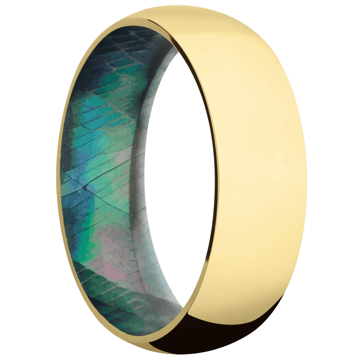 14K Yellow Gold + Polish Finish + Black Mother of Pearl - Happy Jewelers Fine Jewelry Lifetime Warranty