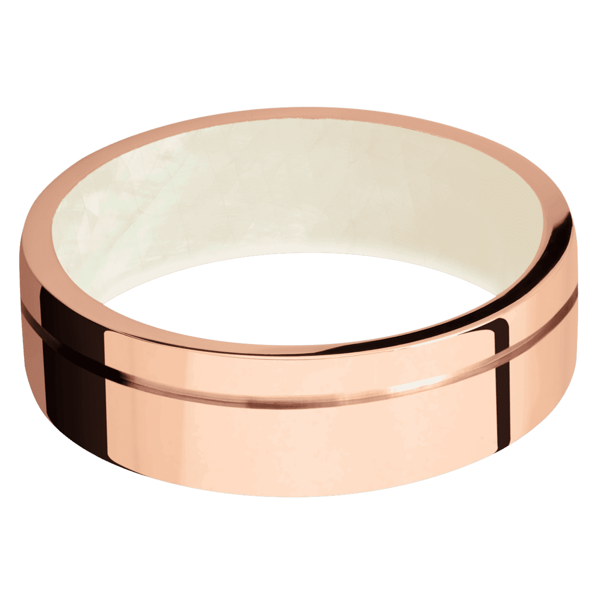 14K Rose Gold + Polish , Polish Finish + Freshwater Mother of Pearl - Happy Jewelers Fine Jewelry Lifetime Warranty