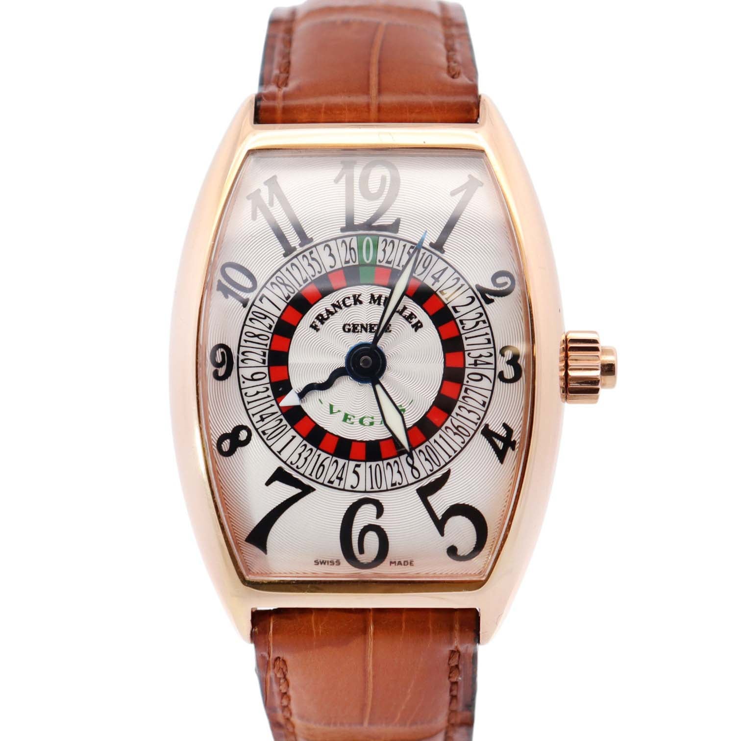 Franck Muller Cintrée Curvex 32mm Roulette Dial Watch Ref# 5850 - Happy Jewelers Fine Jewelry Lifetime Warranty