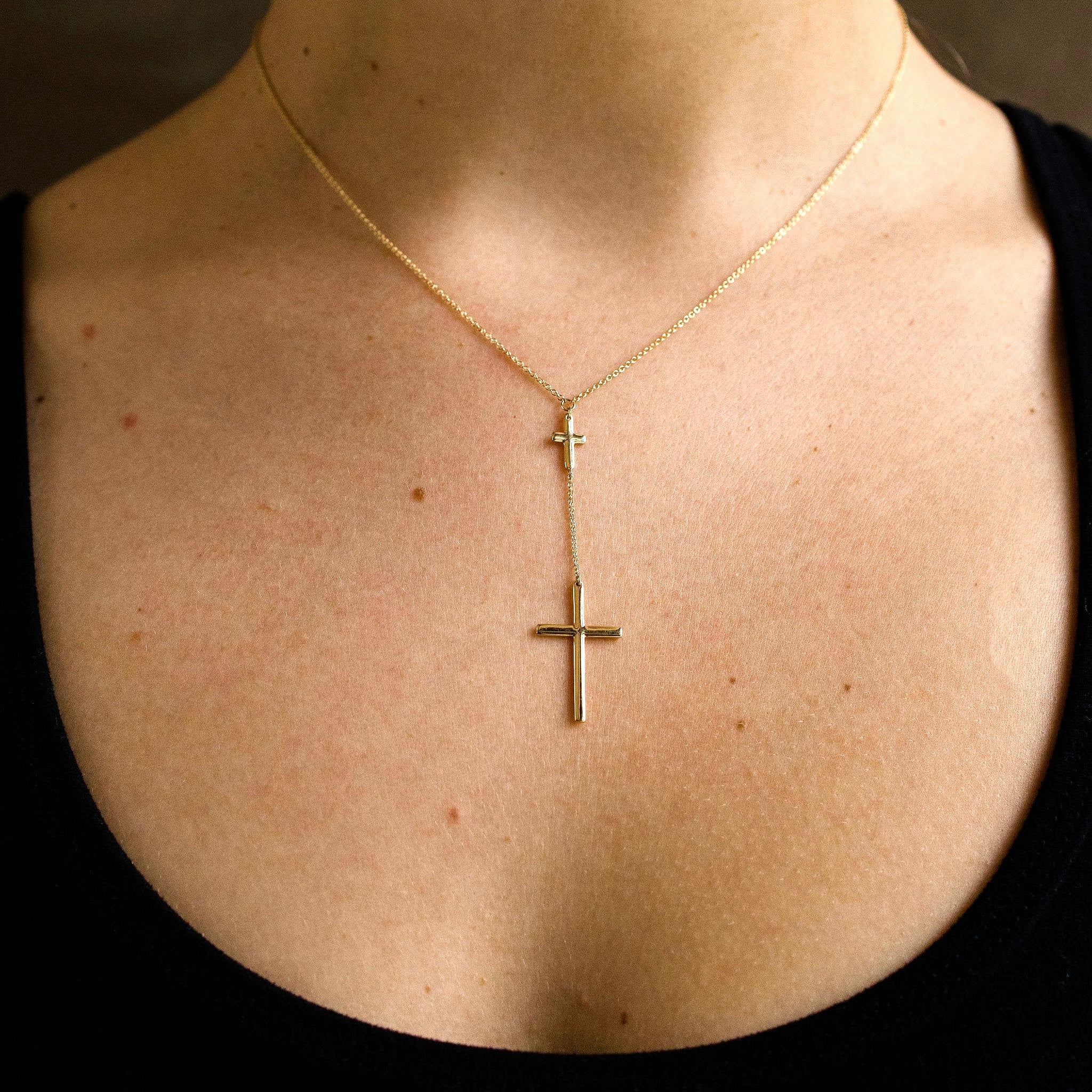 Always With You Cross Necklace - Happy Jewelers Fine Jewelry Lifetime Warranty