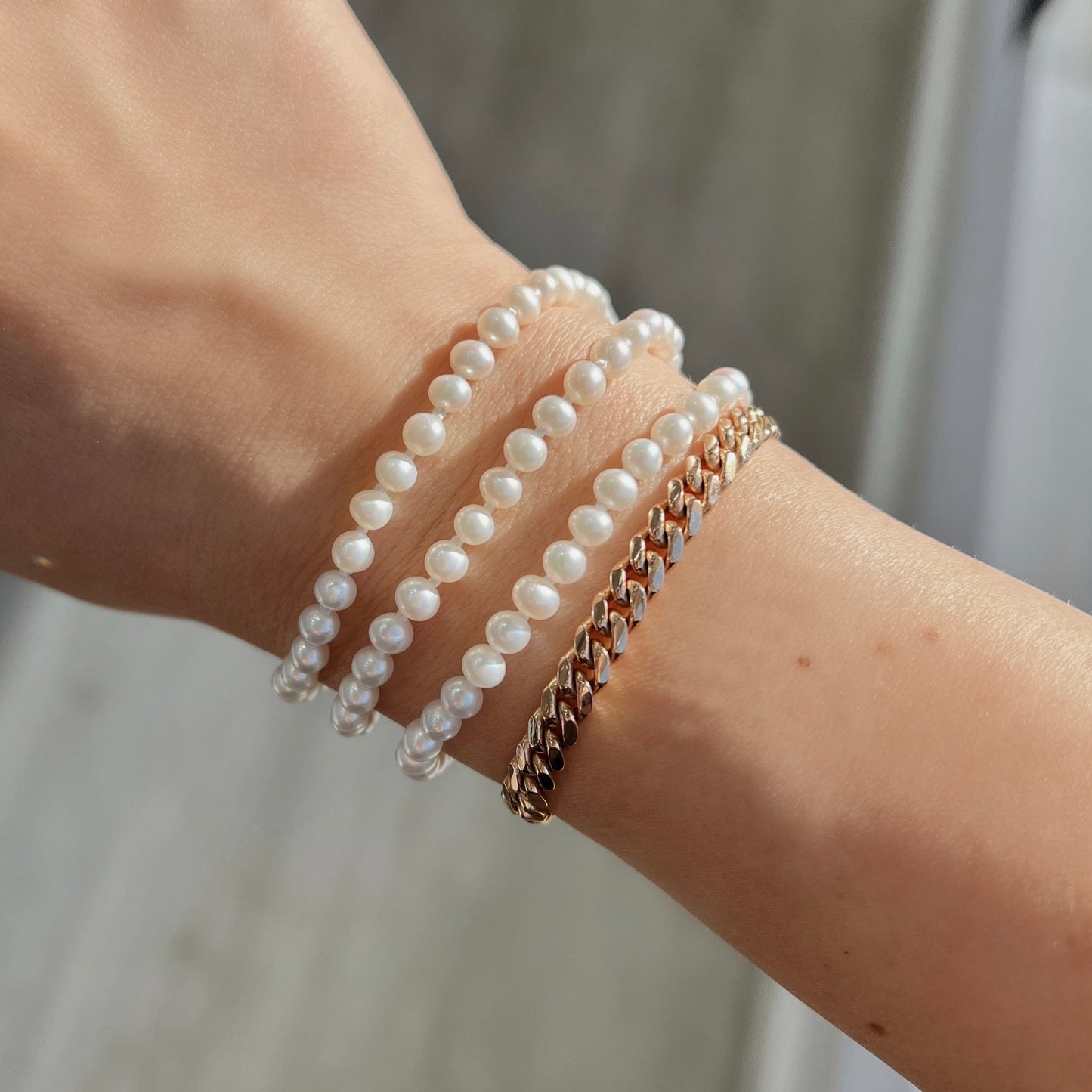 The Diamonds and Pearls Bracelet Set - Happy Jewelers Fine Jewelry Lifetime Warranty
