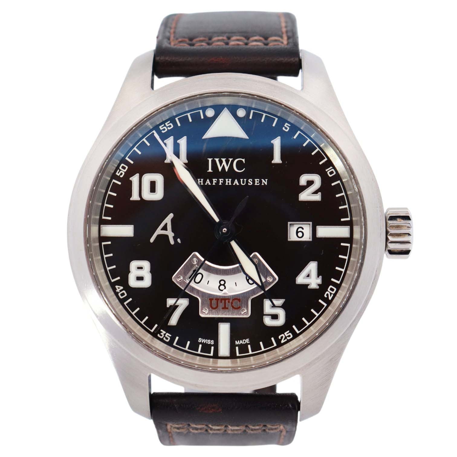 IWC Pilot's 44mm Brown Dial Watch Ref# IW326104 - Happy Jewelers Fine Jewelry Lifetime Warranty