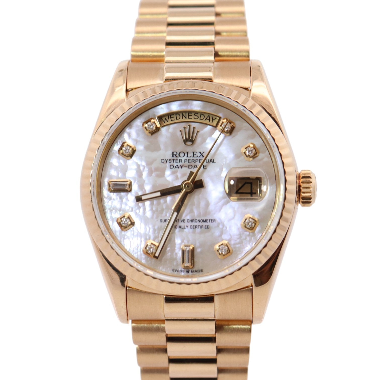 Rolex Day-Date 36mm MOP Dial Watch Ref# 10838 - Happy Jewelers Fine Jewelry Lifetime Warranty