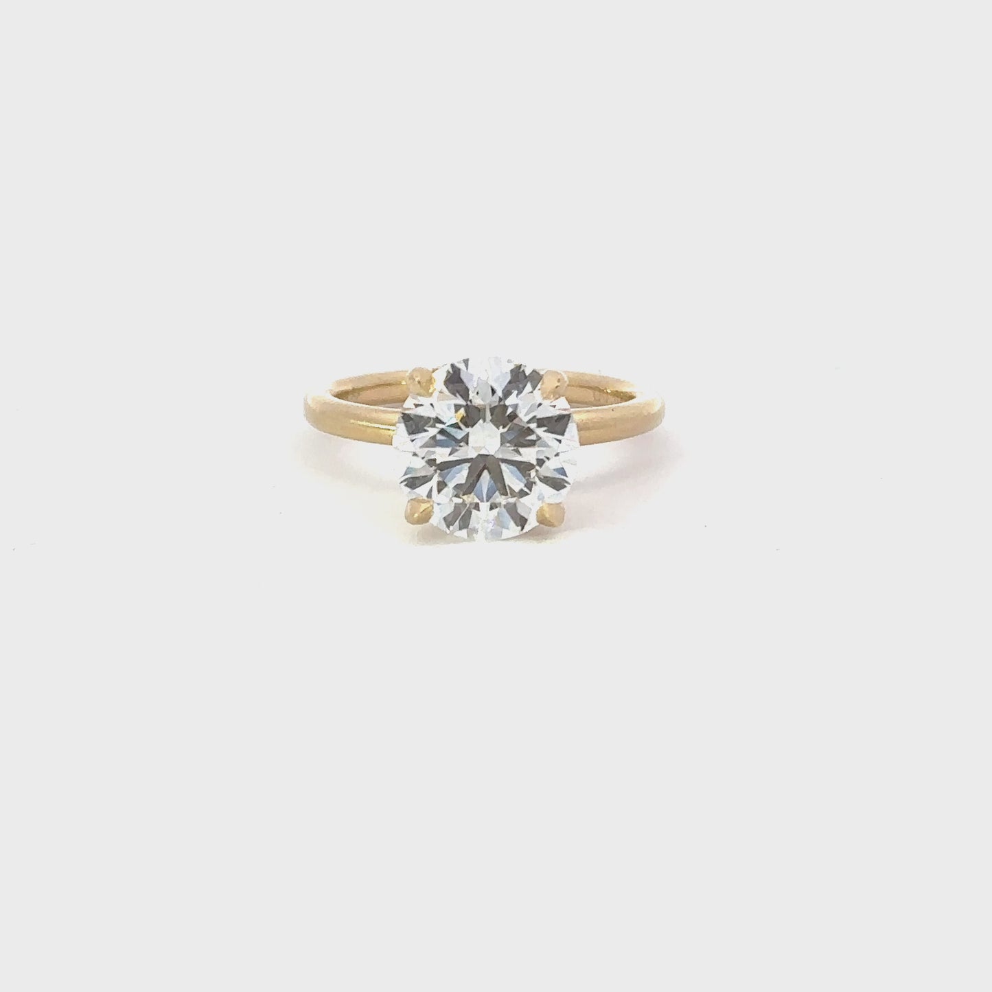 3 Round Lab Grown Diamond Engagement Rings | Engagement Ring Wednesday