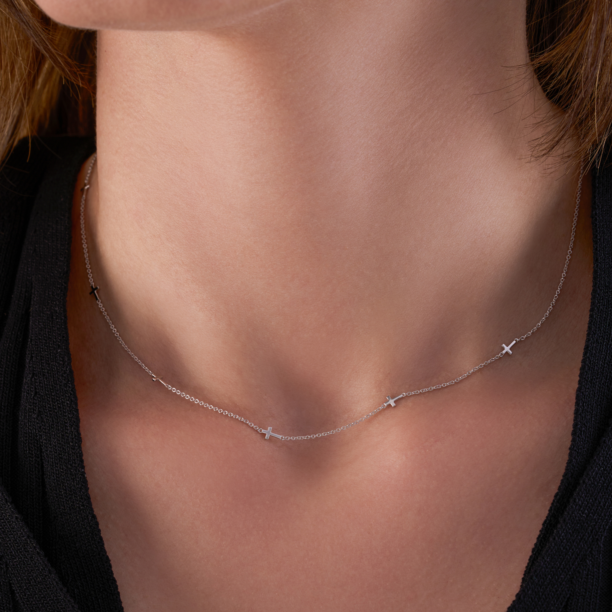 Dainty Cross Necklace - Happy Jewelers Fine Jewelry Lifetime Warranty