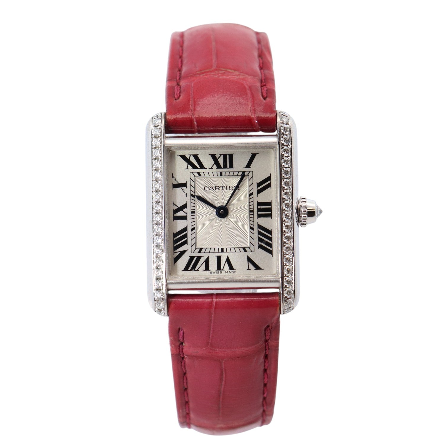Cartier Tank Louis 29.55mm Silver Dial Watch Ref# WJTA0011 - Happy Jewelers Fine Jewelry Lifetime Warranty