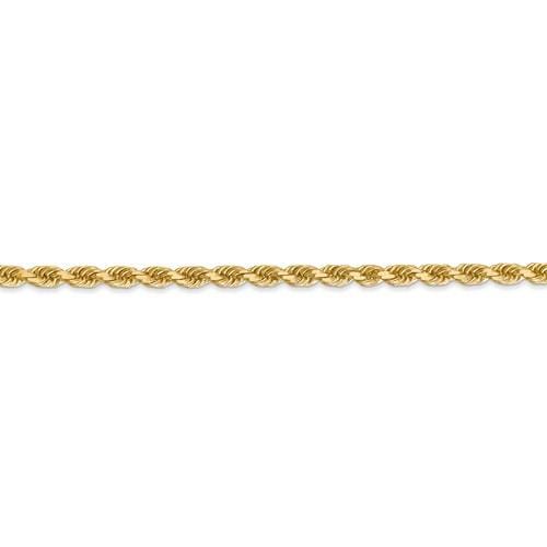3.00mm Gold Rope Chain - Happy Jewelers Fine Jewelry Lifetime Warranty