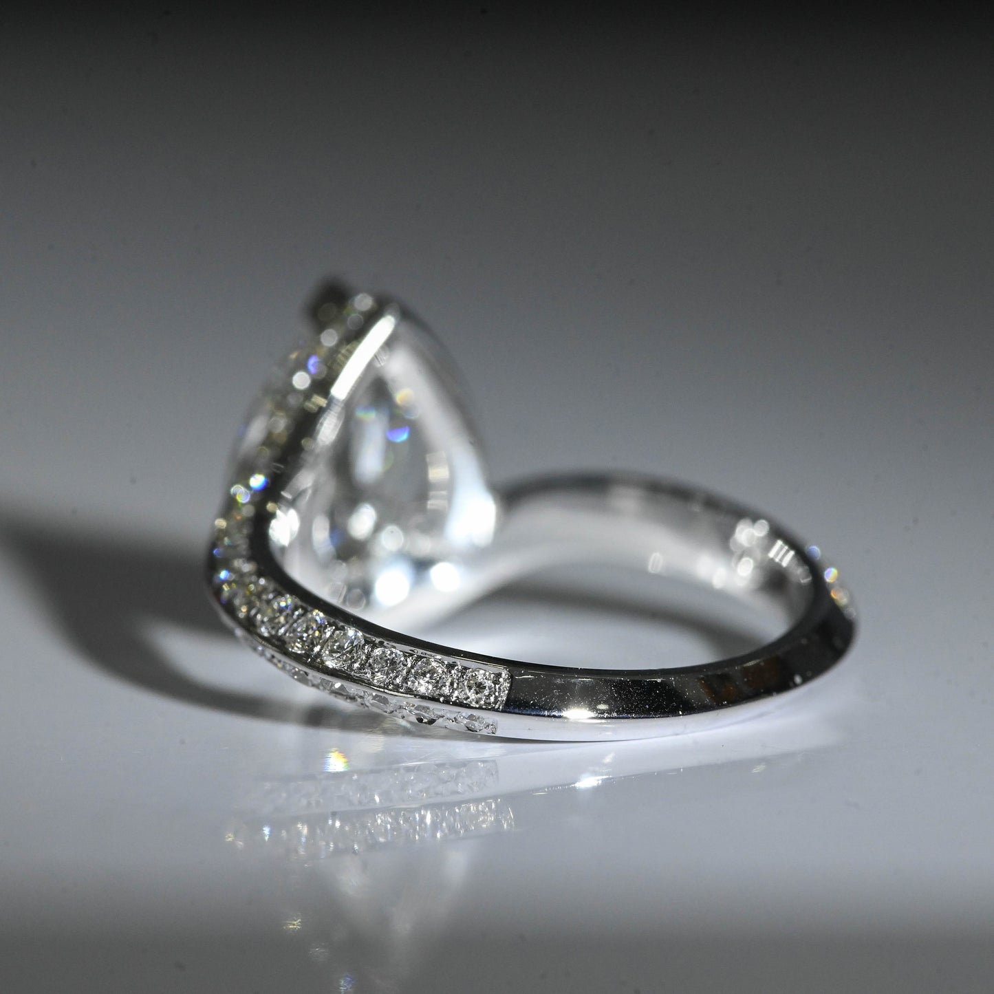 1.54 Pear Shape Natural Diamond Engagement Ring - Happy Jewelers Fine Jewelry Lifetime Warranty