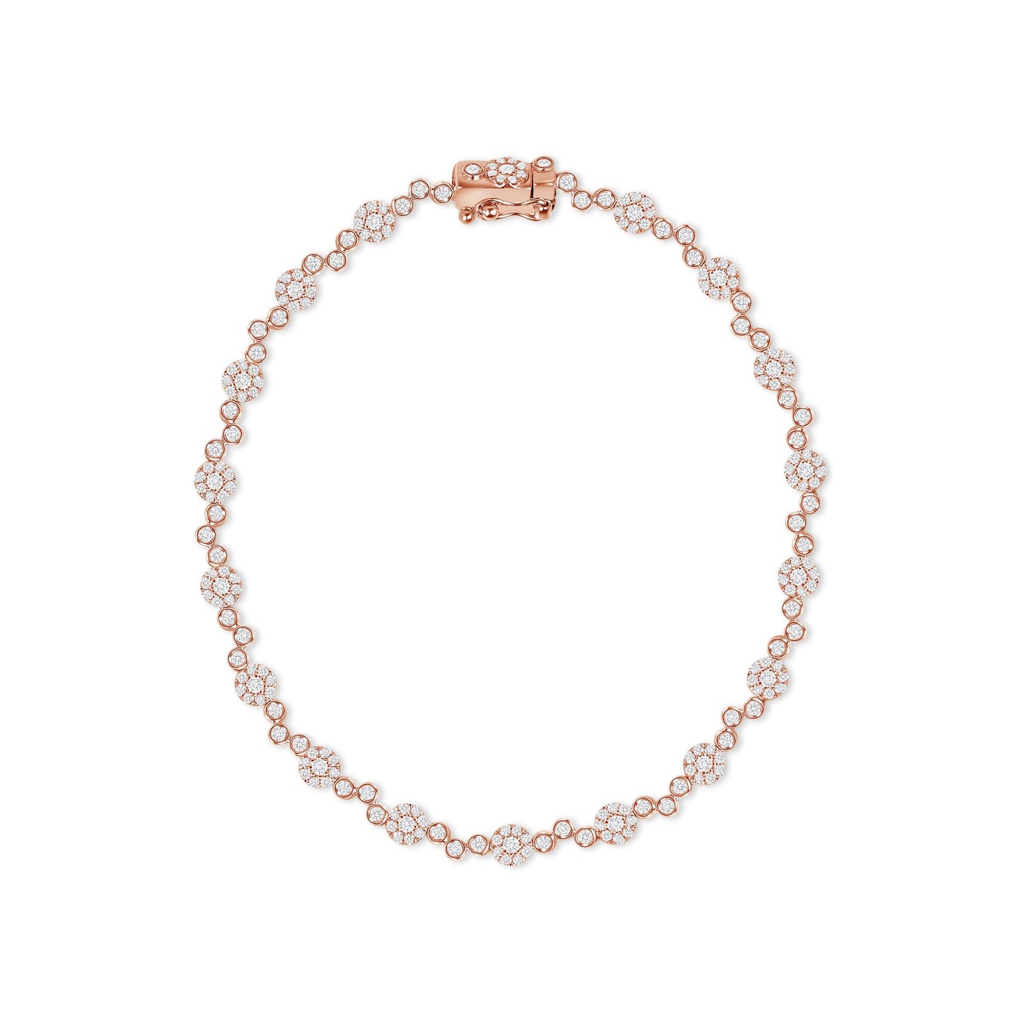 Diamond Bubble Tennis Bracelet - Happy Jewelers Fine Jewelry Lifetime Warranty