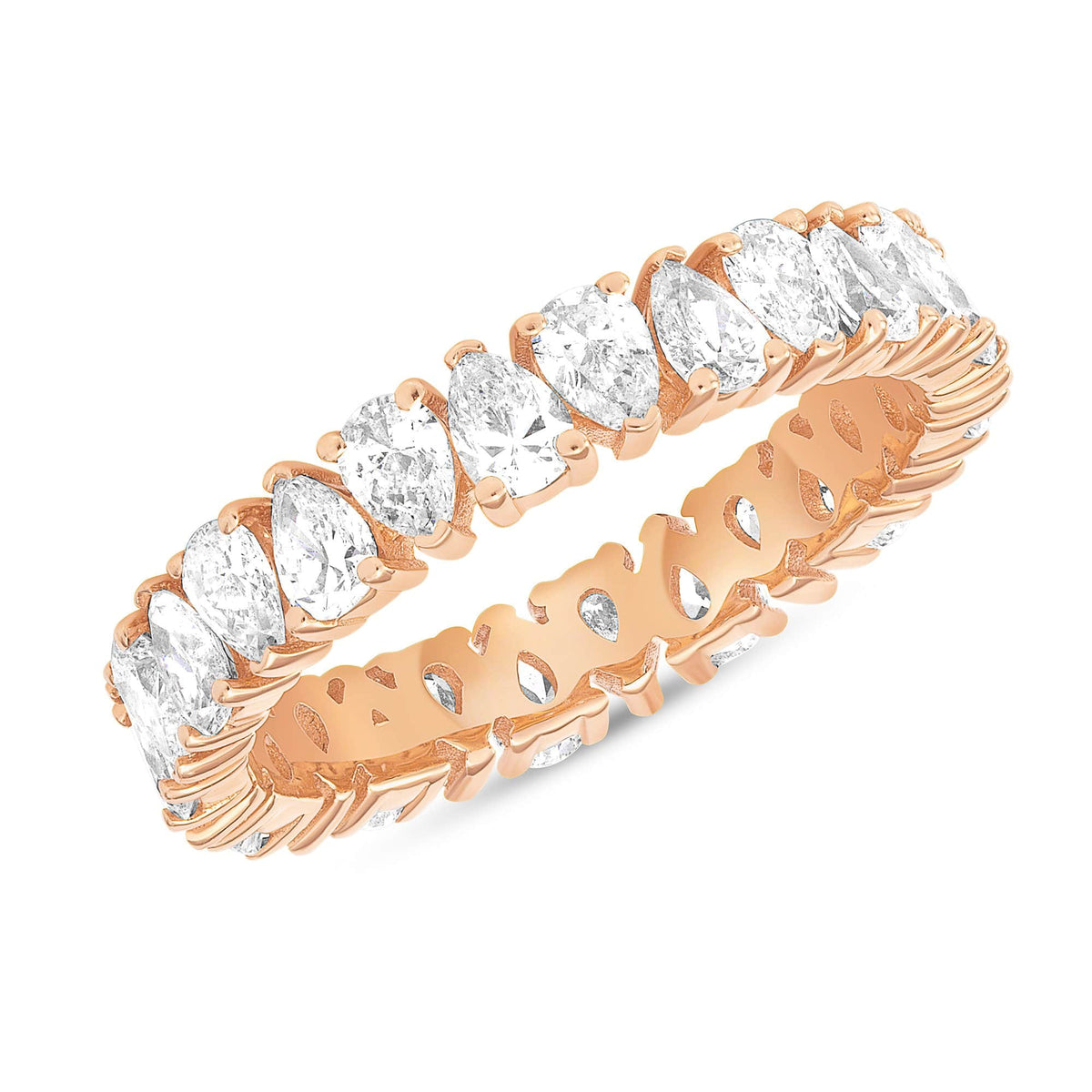 Or & Elle | Sans Cesse Pear Eternity | Diamond Ring