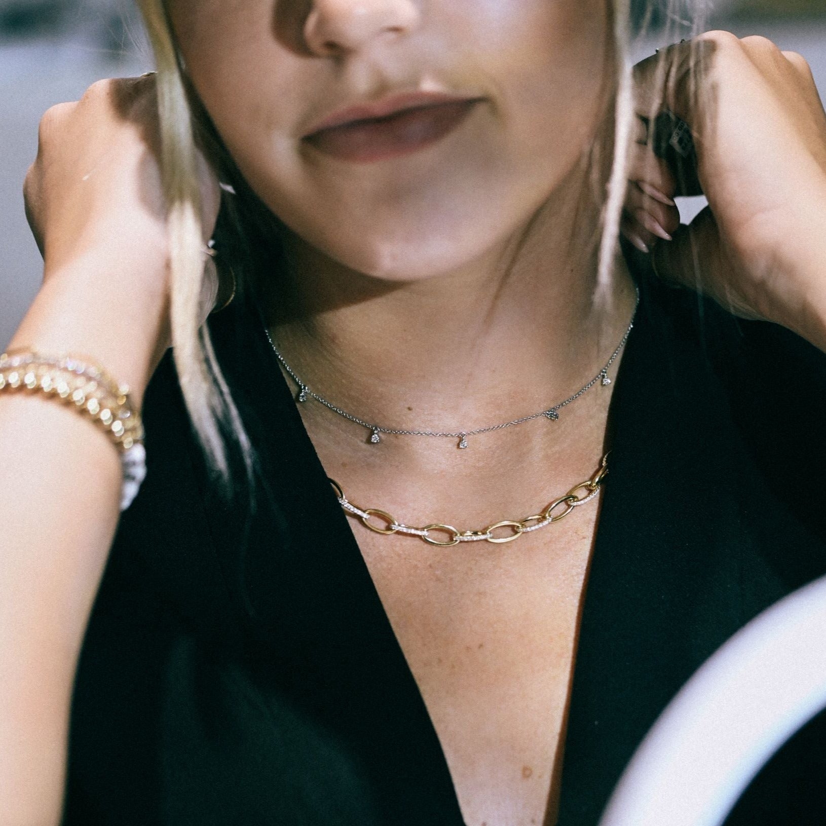 Martini Setting Diamond Necklace - Happy Jewelers Fine Jewelry Lifetime Warranty