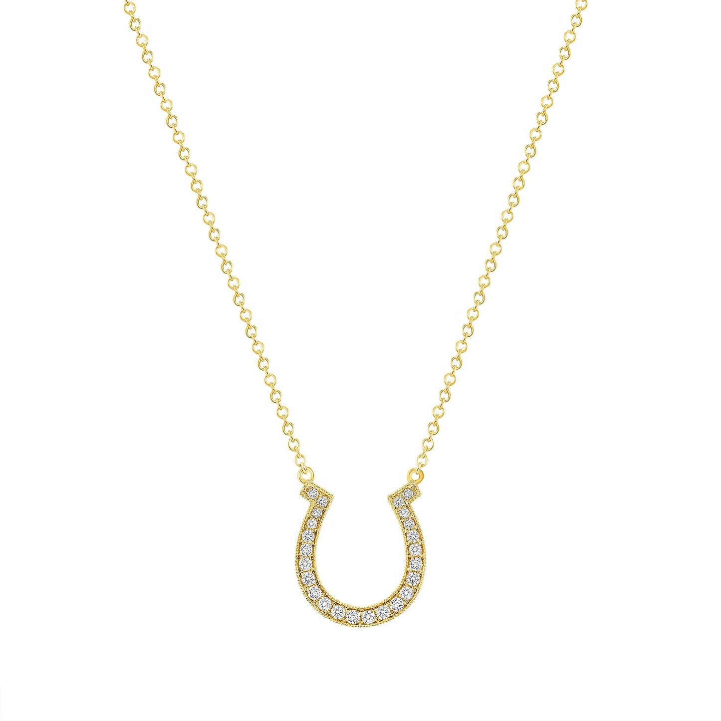Horseshoe Necklace - Happy Jewelers Fine Jewelry Lifetime Warranty