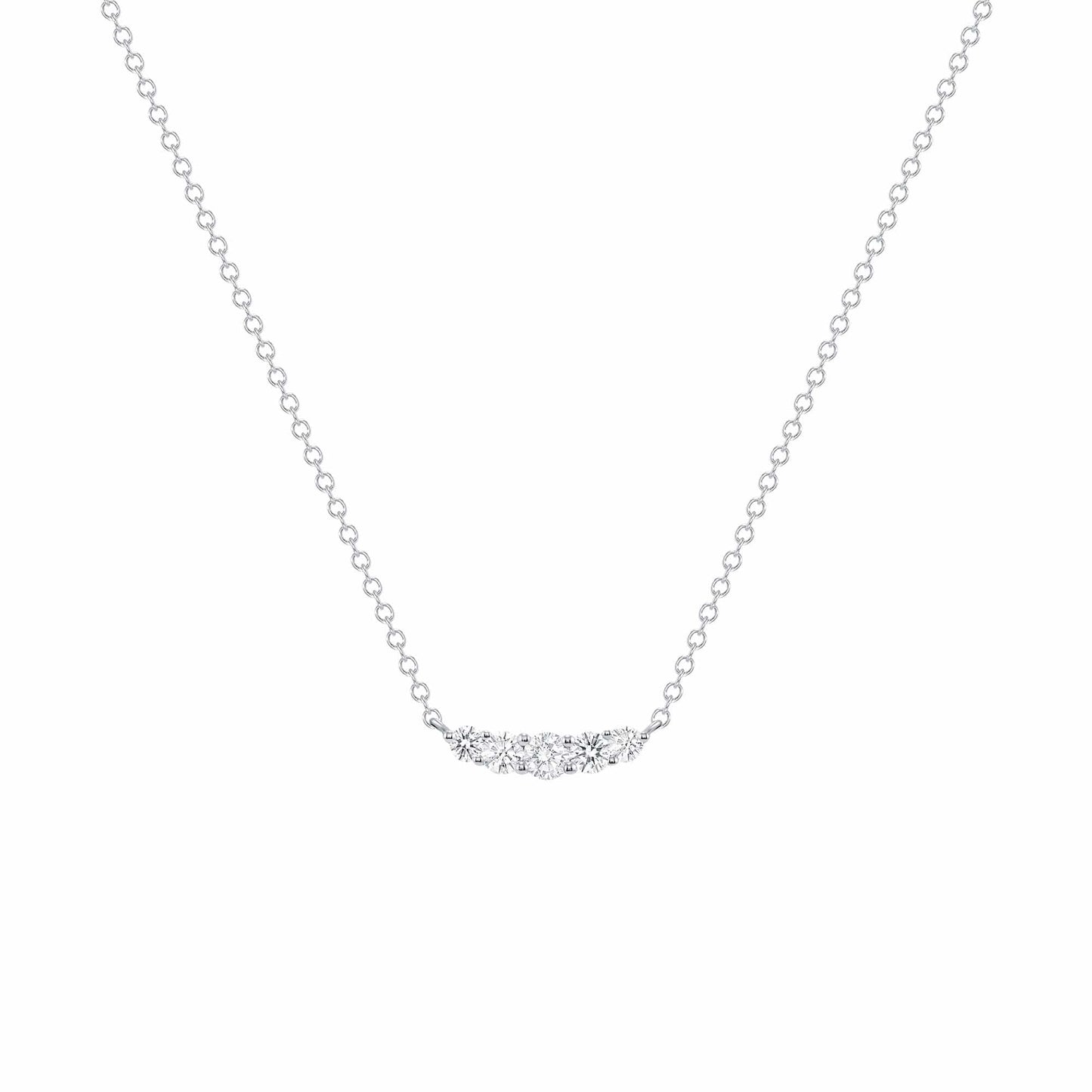 Dainty 5 Diamond Pendant - Happy Jewelers Fine Jewelry Lifetime Warranty