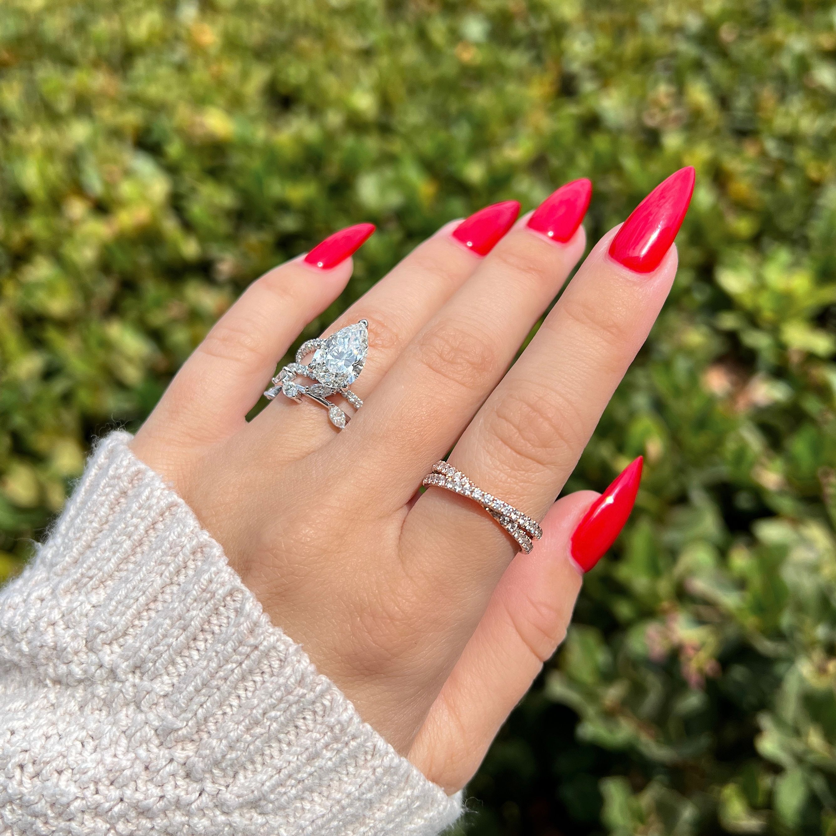 Diamond Crossover Ring - Happy Jewelers Fine Jewelry Lifetime Warranty