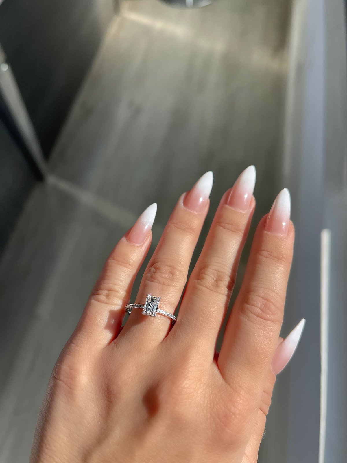 Engagement Ring Wednesday | 0.94 Emerald Cut Diamond - Happy Jewelers Fine Jewelry Lifetime Warranty