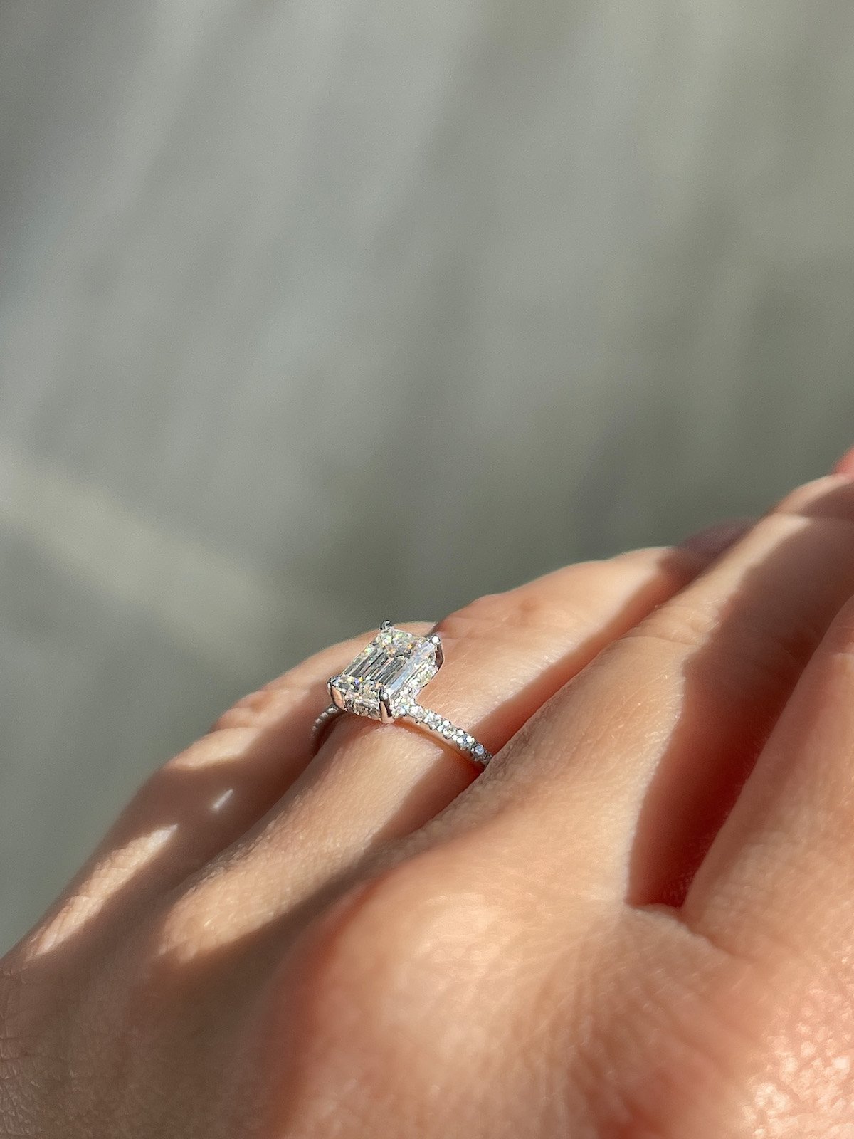 Engagement Ring Wednesday | 0.94 Emerald Cut Diamond - Happy Jewelers Fine Jewelry Lifetime Warranty