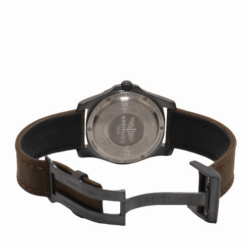 Breitling Men's Exospace B55 Titanium 43mm Black Dial Watch Reference# V79363 - Happy Jewelers Fine Jewelry Lifetime Warranty