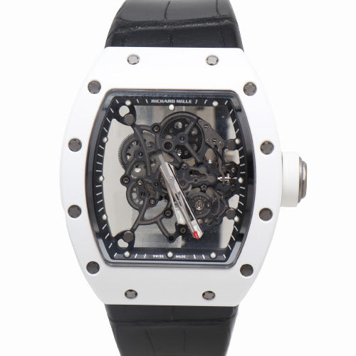 Richard Mille Mens RM055 "Bubba Watson" 49.9mm x 42.70mm Skeleton Dial Watch Reference# RM055 - Happy Jewelers Fine Jewelry Lifetime Warranty