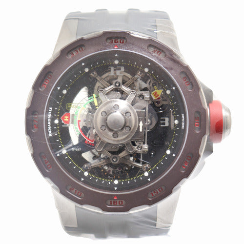 Richard Mille Mens Tourbillion G-Sensor Sebastien Loeb Carbon & Titanium Case Tourbillion G-Sensor Dial Watch Reference# RM36-01 - Happy Jewelers Fine Jewelry Lifetime Warranty