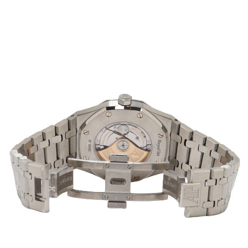 Audemars Piguet Royal Oak Stainless Steel 41mm White Grande Tapisserie Dial Watch Reference# 15400ST.00.1220ST.02 - Happy Jewelers Fine Jewelry Lifetime Warranty