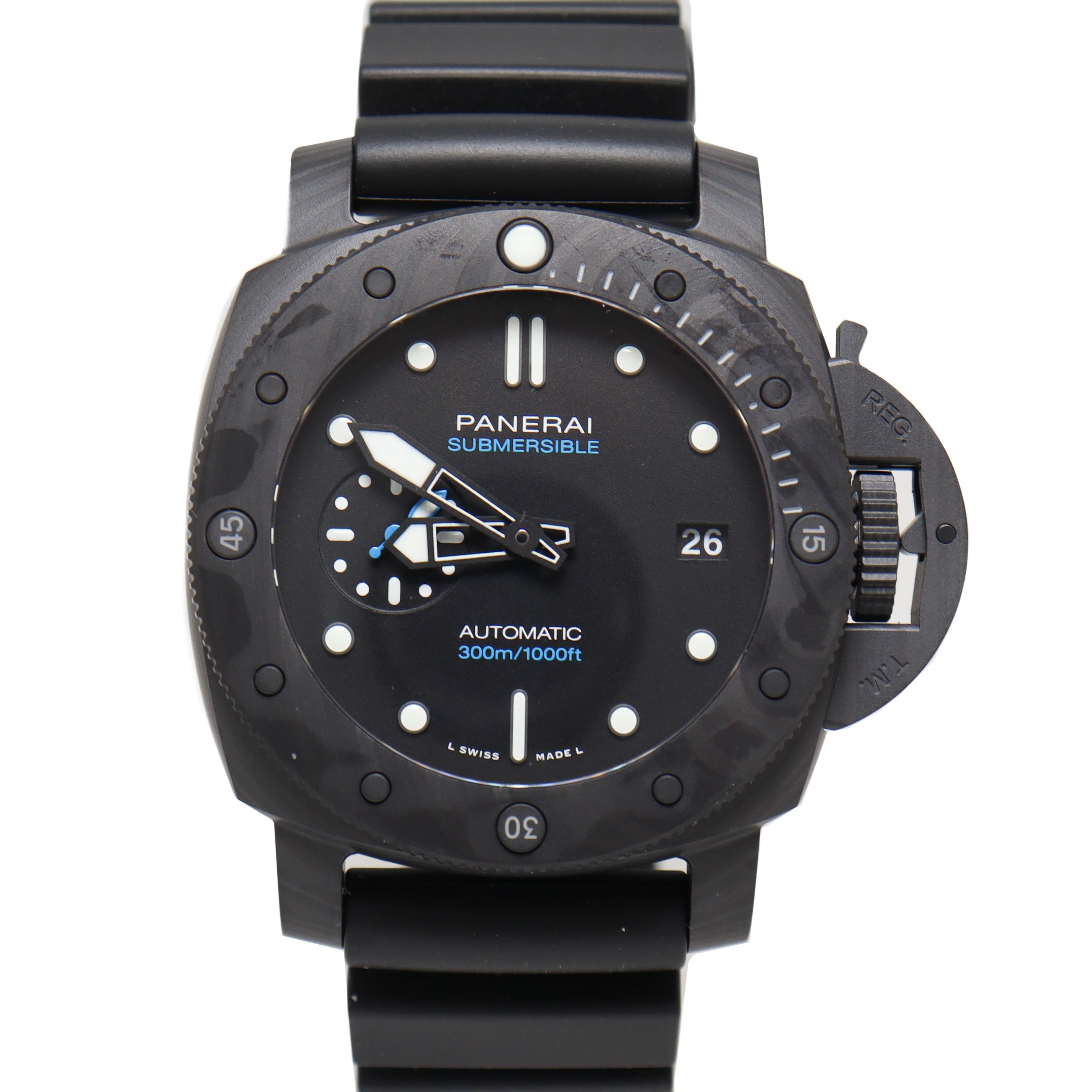Panerai Men's Submersible Titanium 42mm Black Dot Dial Watch Reference# PAM01231 - Happy Jewelers Fine Jewelry Lifetime Warranty