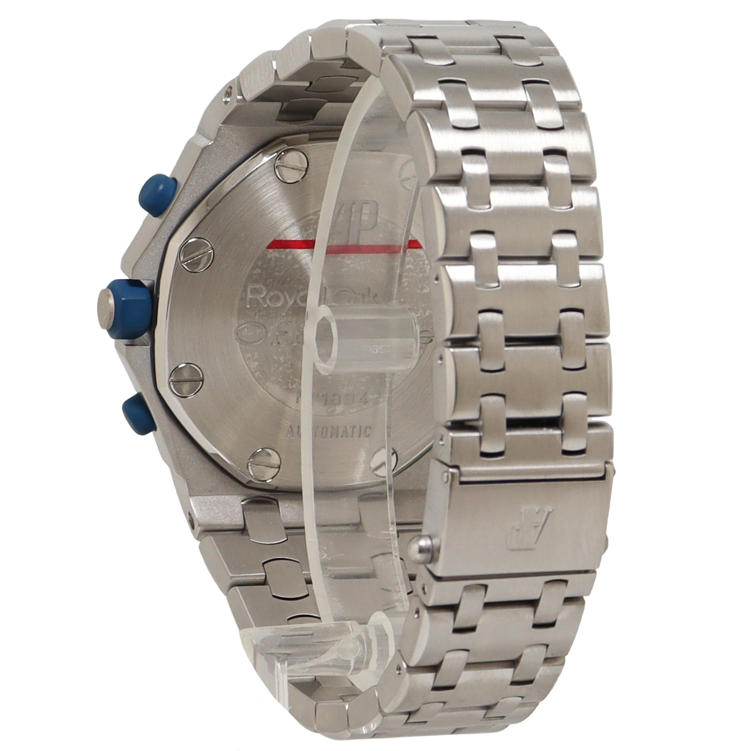 Audemars Piguet Royal Oak 42mm Blue Chronograph Dial Watch Reference# 25721ST.OO.1000ST.01 - Happy Jewelers Fine Jewelry Lifetime Warranty