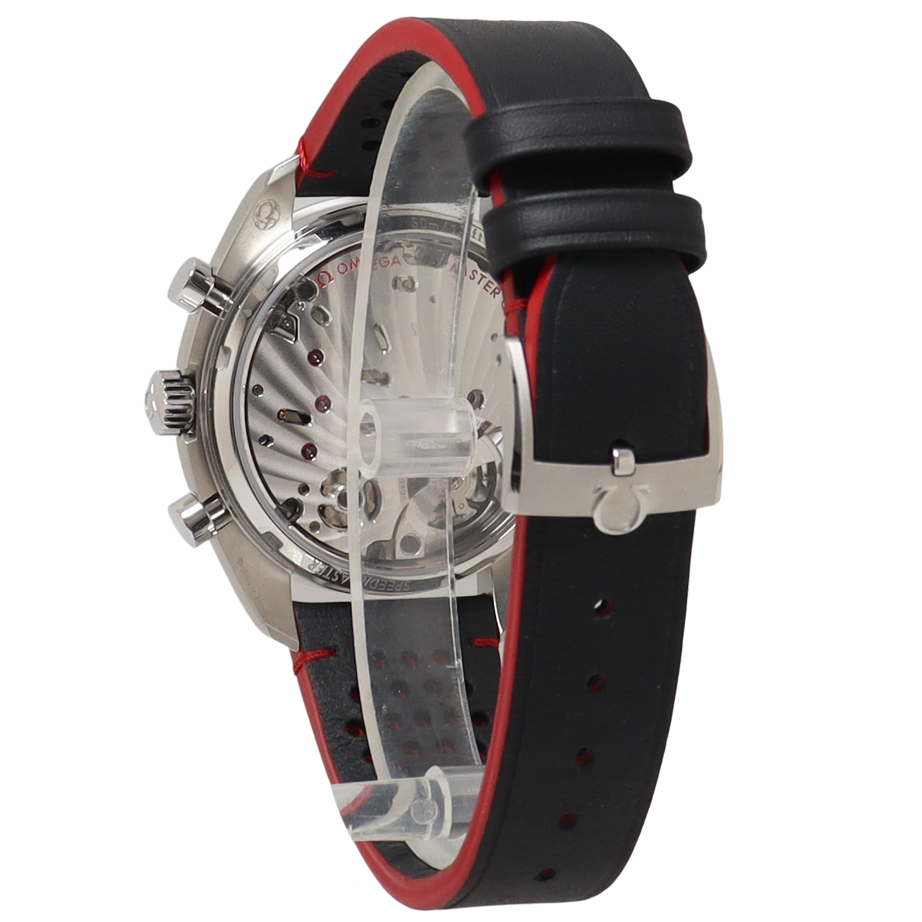 Omega Speedmaster Stainless Steel 43mm White Roman Dial Watch Reference#: 329.32.43.51.02.001 - Happy Jewelers Fine Jewelry Lifetime Warranty