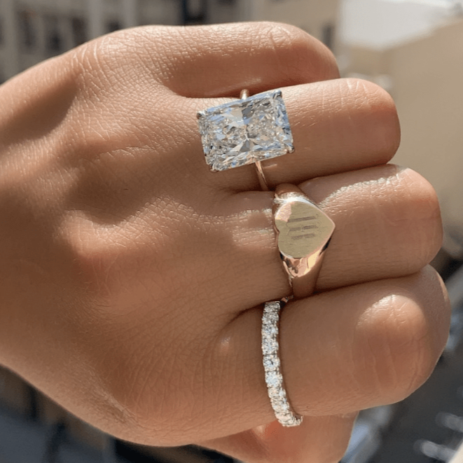 Signet Heart Ring - Happy Jewelers Fine Jewelry Lifetime Warranty