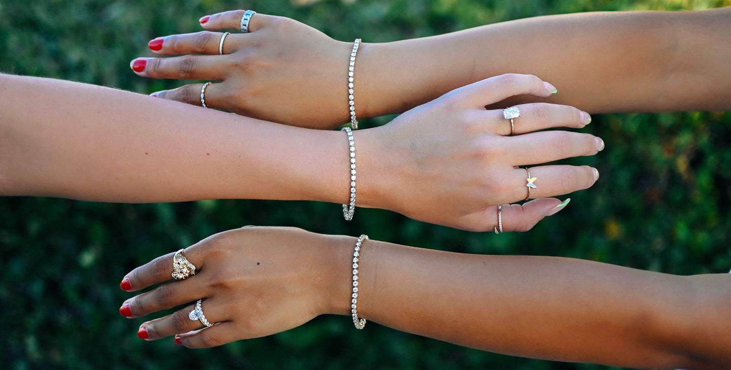 3 Prong Tennis Bracelet - Happy Jewelers Fine Jewelry Lifetime Warranty