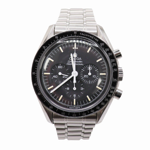Vintage Omega Mens Speedmaster Stainless Steel 42mm Black Dial Watch Ref #145.022 - Happy Jewelers Fine Jewelry Lifetime Warranty