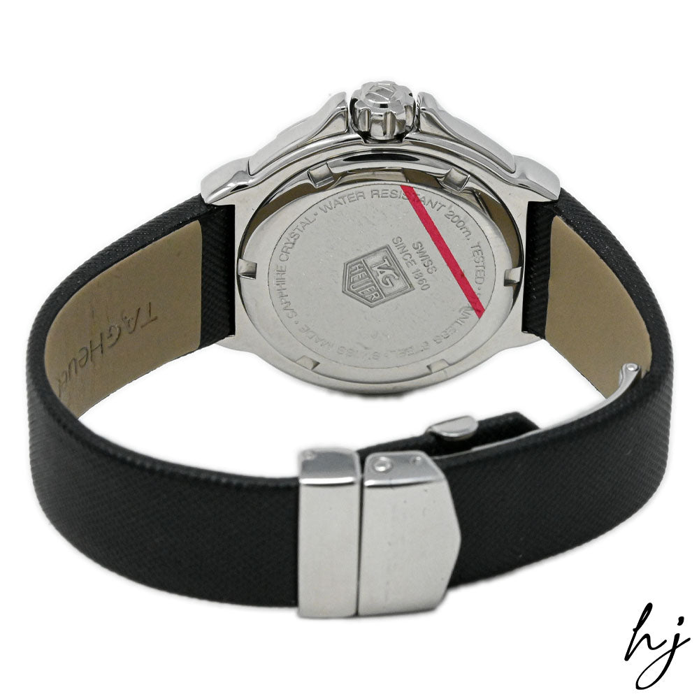 Tag Heuer Ladies Formula 1 Quartz Stainless Steel 37mm White Stick & Arabic Numeral Watch Reference #: WAC1215 - Happy Jewelers Fine Jewelry Lifetime Warranty