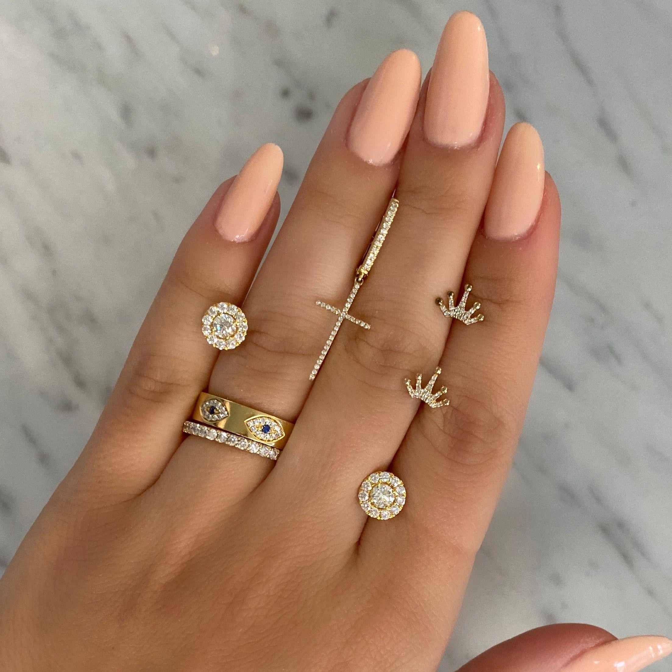 Royal Diamond Earrings - Happy Jewelers Fine Jewelry Lifetime Warranty