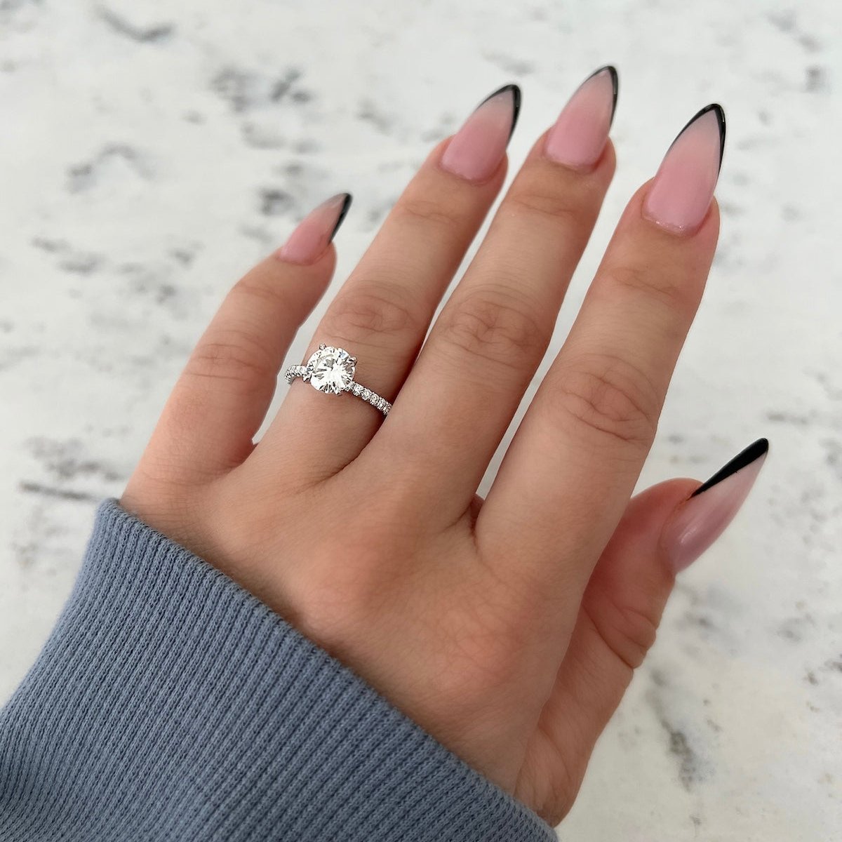 Engagement Ring Wednesday | 1.08 Round Natural Diamond - Happy Jewelers Fine Jewelry Lifetime Warranty